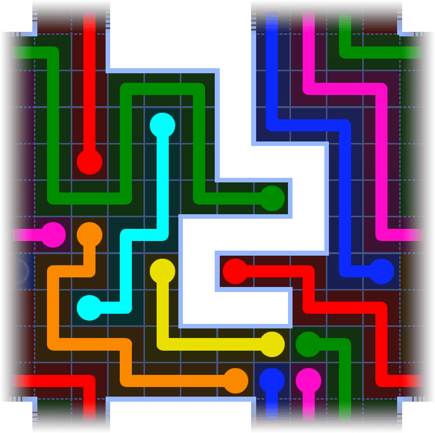 Flow Free Warps 3574 Solution