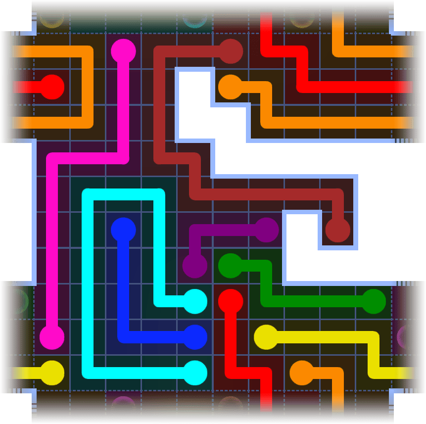Flow Free Warps 3594 Solution