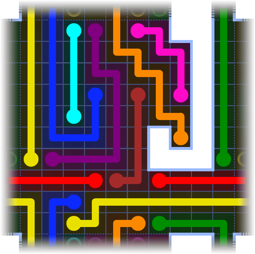 Flow Free Warps 3595 Solution