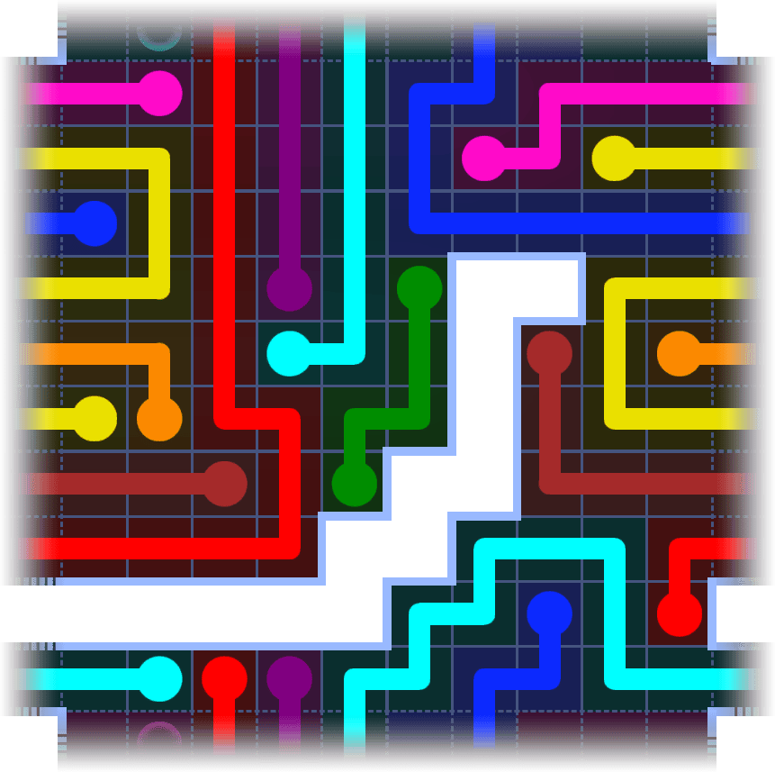 Flow Free Warps 3596 Solution