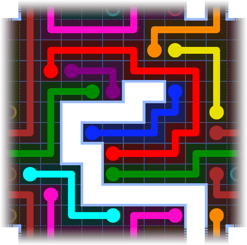 Flow Free Warps 3600 Solution