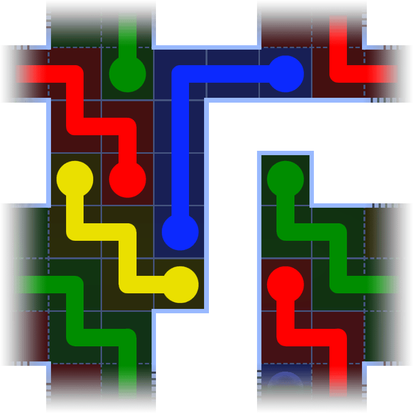 Flow Free Warps 3464 Solution