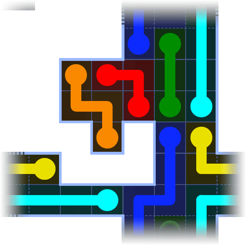 Flow Free Warps 3452 Solution