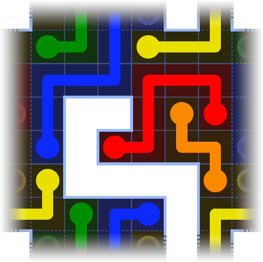 Flow Free Warps 3477 Solution