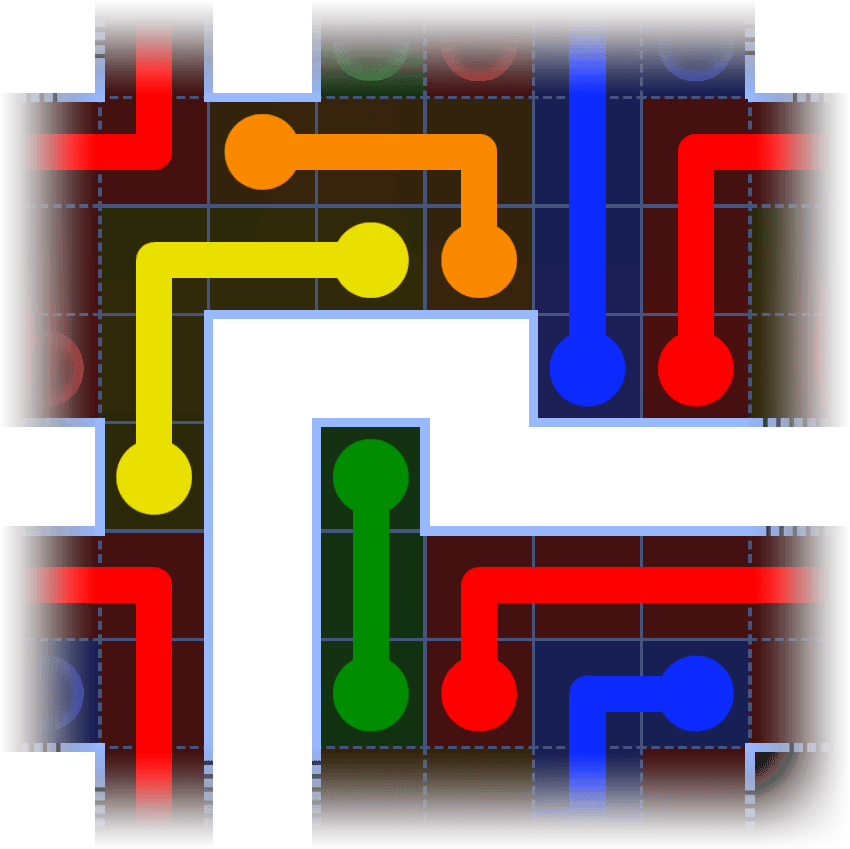 Flow Free Warps 3480 Solution
