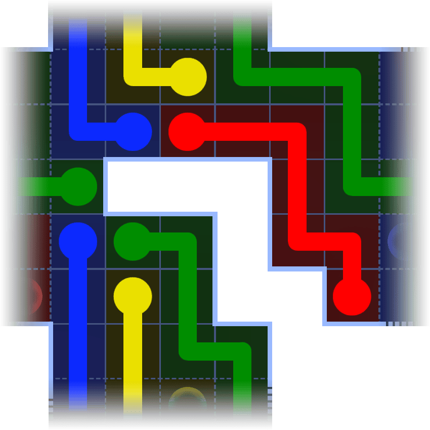 Flow Free Warps 3455 Solution