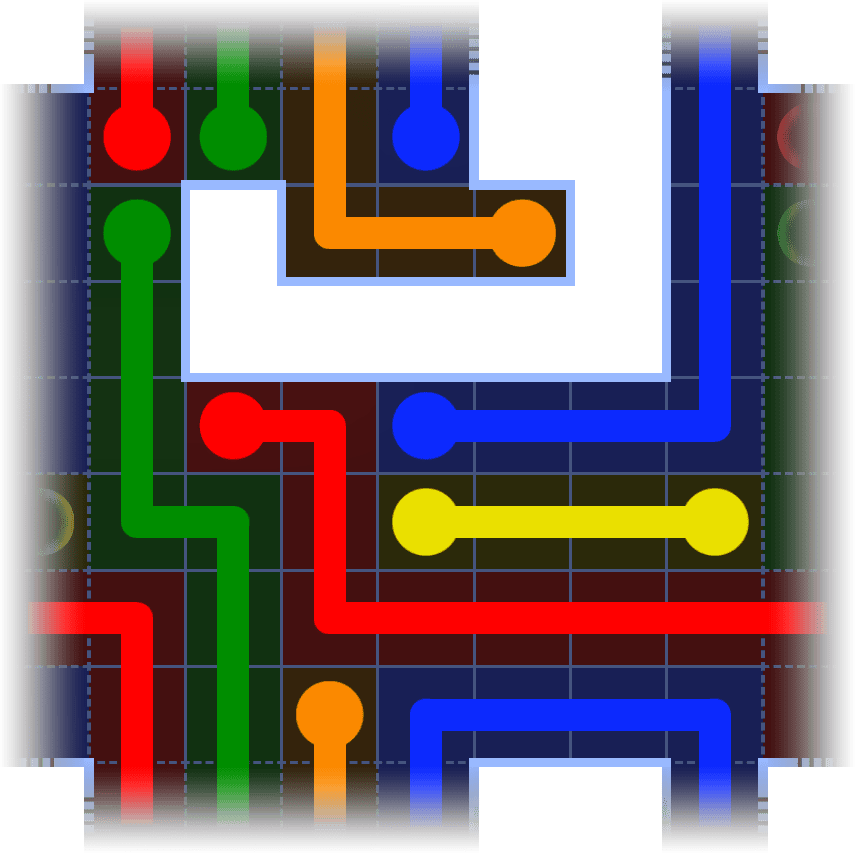 Flow Free Warps 3484 Solution