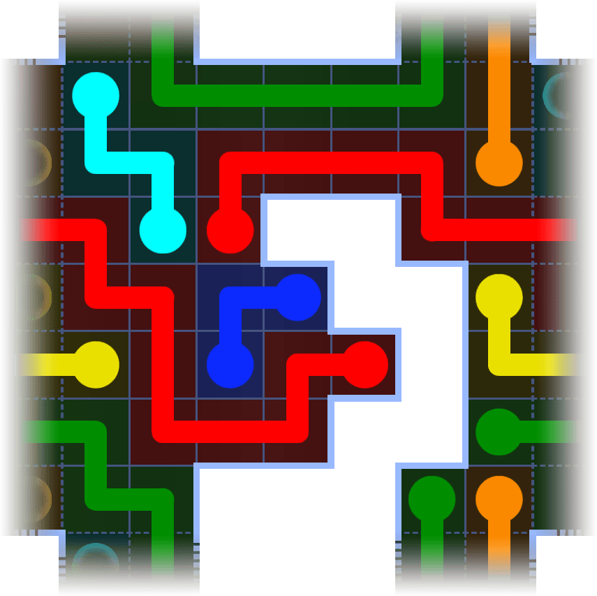 Flow Free Warps 3494 Solution