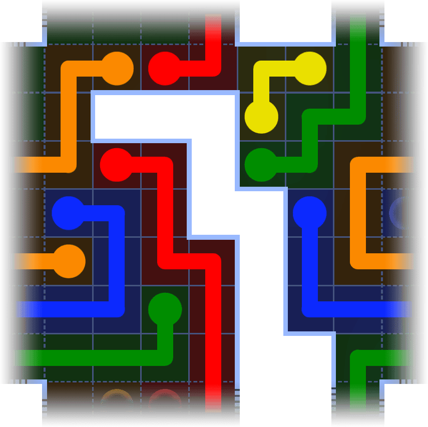 Flow Free Warps 3495 Solution
