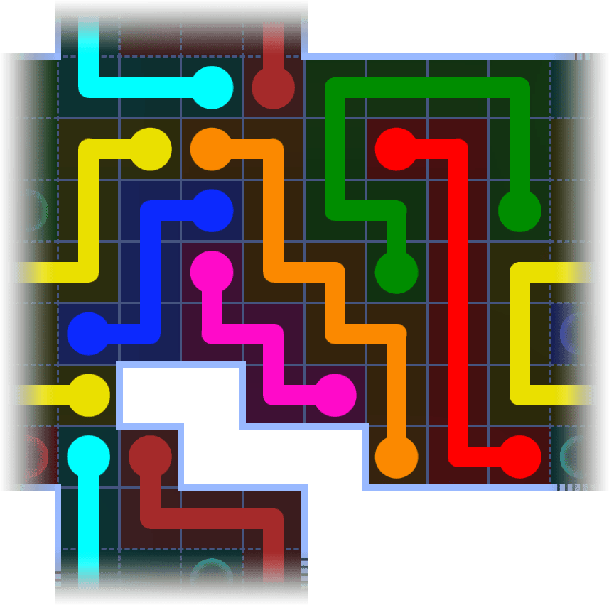 Flow Free Warps 3518 Solution