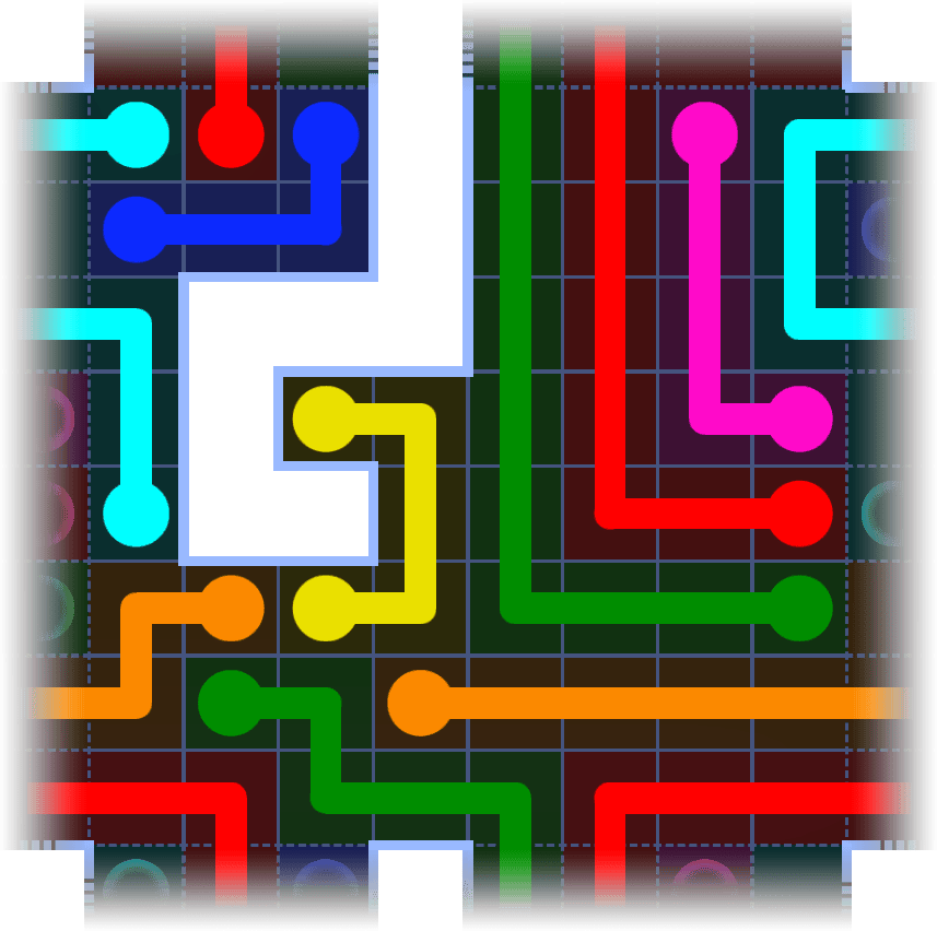 Flow Free Warps 3523 Solution