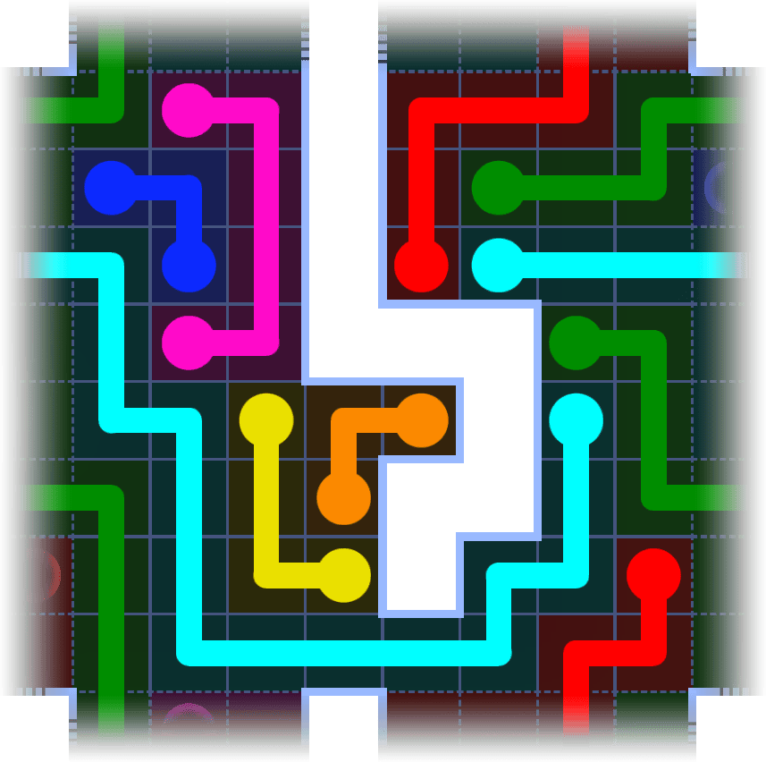 Flow Free Warps 3524 Solution