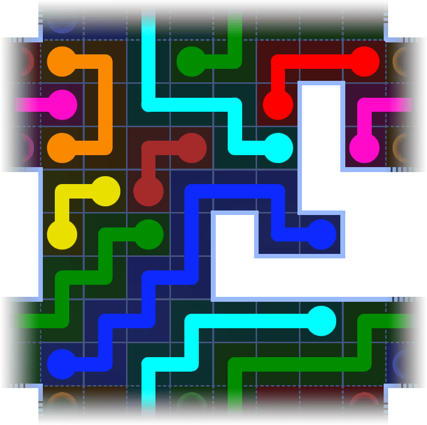 Flow Free Warps 3525 Solution