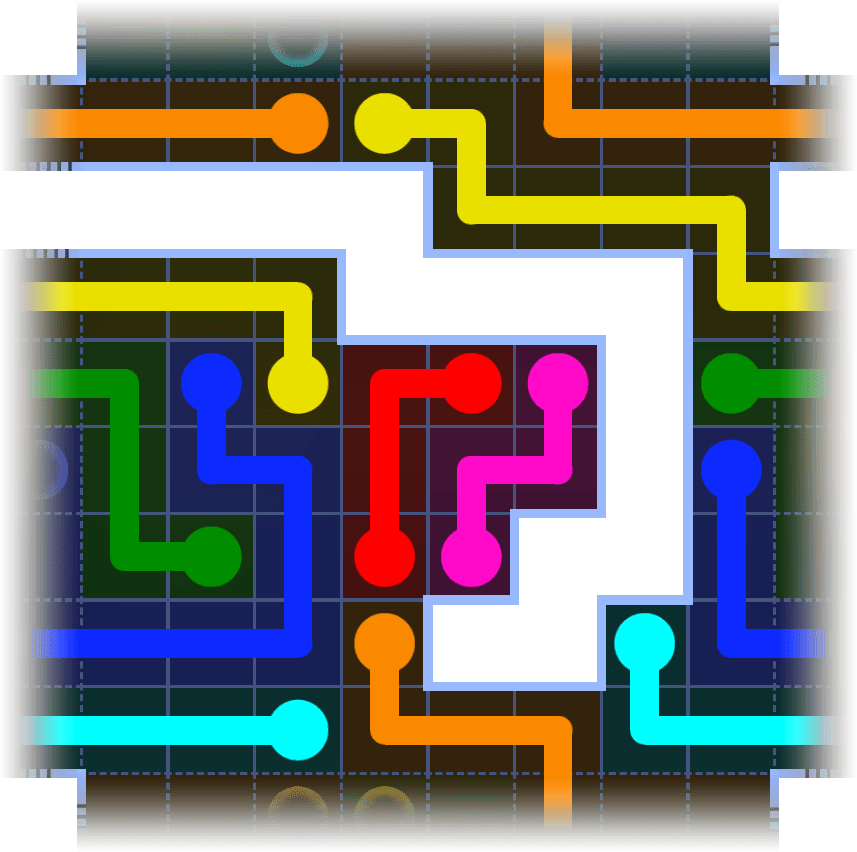 Flow Free Warps 3535 Solution