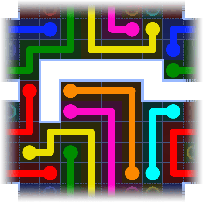 Flow Free Warps 3536 Solution