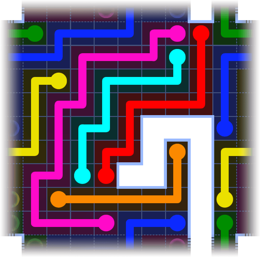 Flow Free Warps 3551 Solution