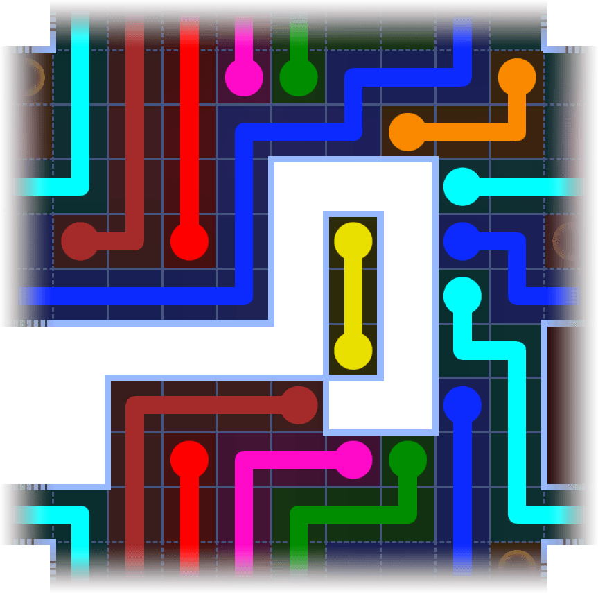 Flow Free Warps 3554 Solution
