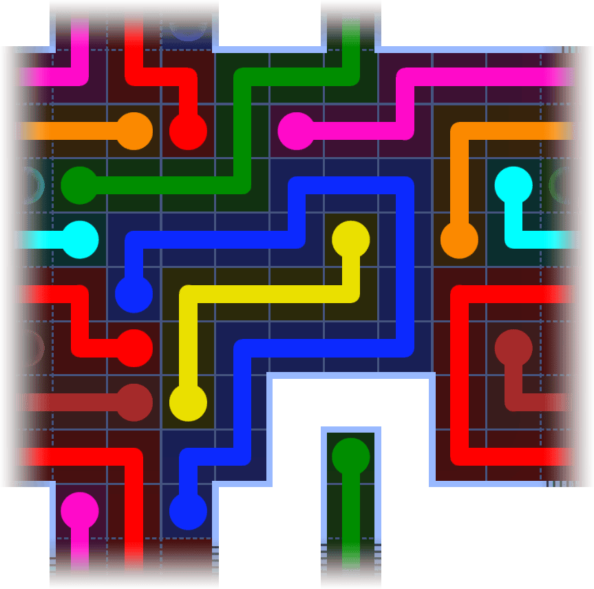 Flow Free Warps 3556 Solution
