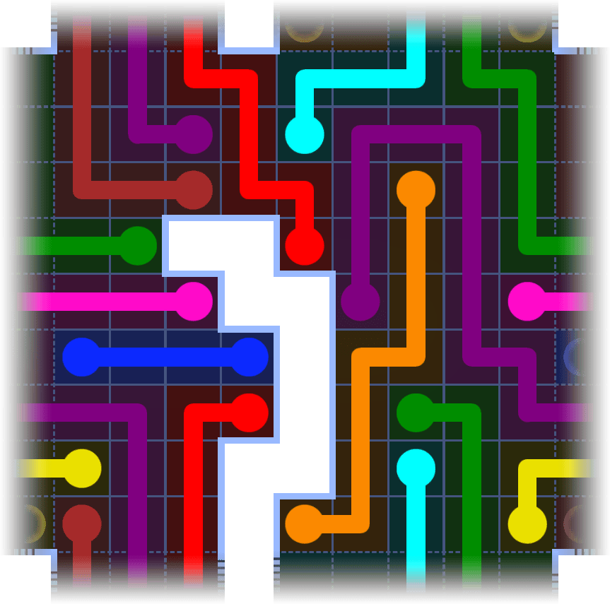 Flow Free Warps 3557 Solution