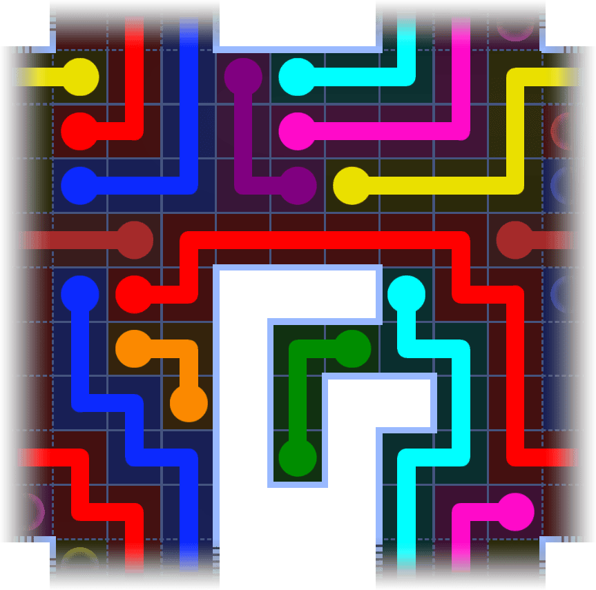 Flow Free Warps 3565 Solution