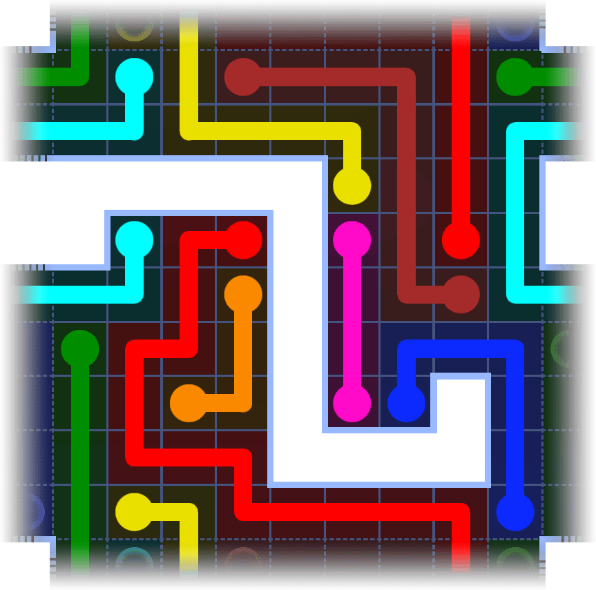 Flow Free Warps 3566 Solution