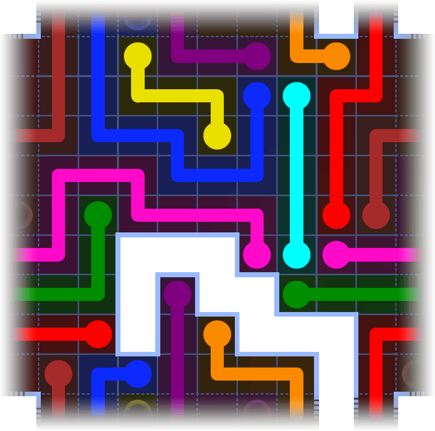 Flow Free Warps 3567 Solution