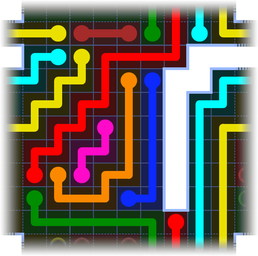 Flow Free Warps 3569 Solution