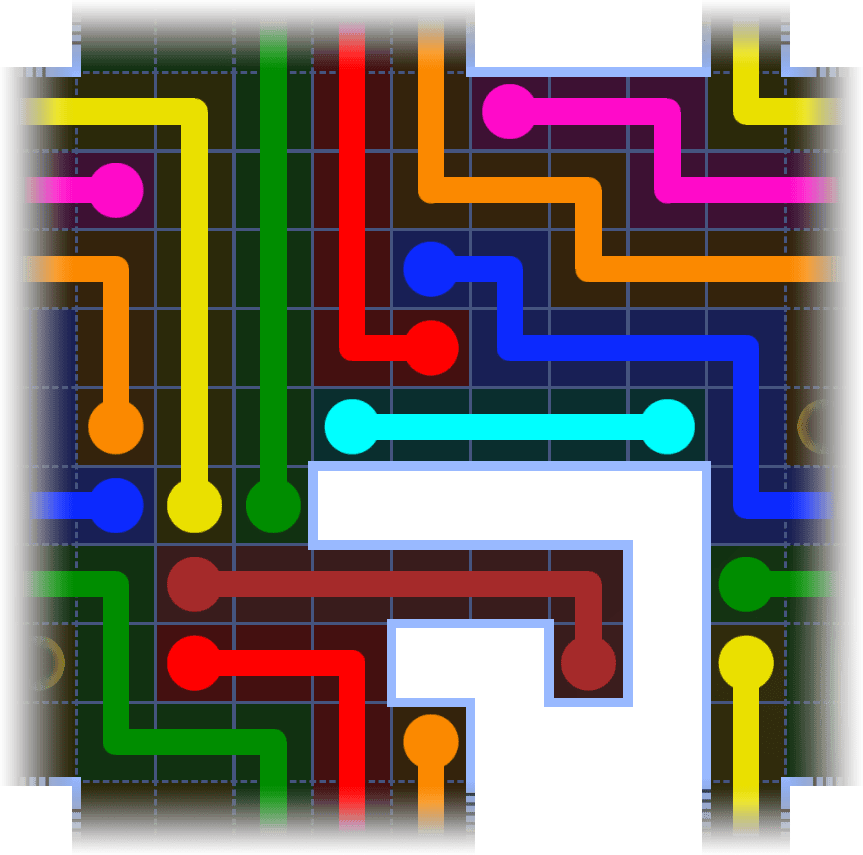 Flow Free Warps 3548 Solution