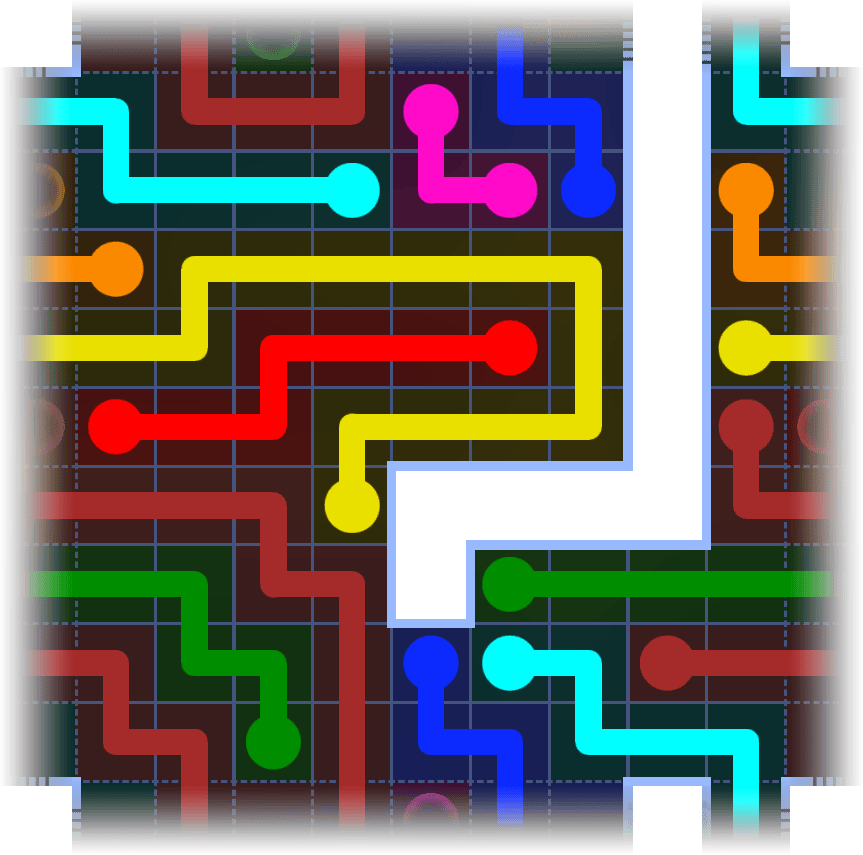 Flow Free Warps 3549 Solution