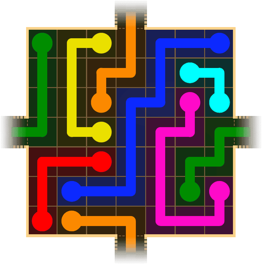 Flow Free Warps 1511 Solution