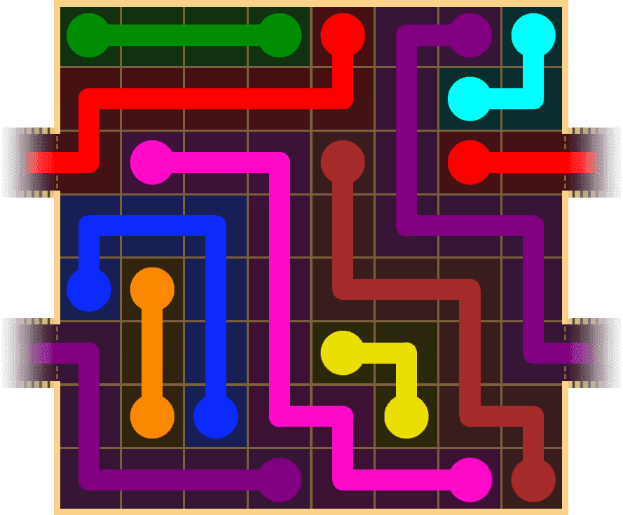 Flow Free Warps 1514 Solution