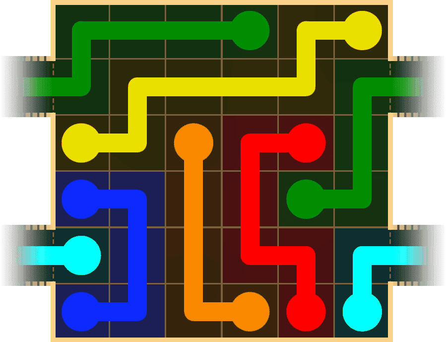 Flow Free Warps 1526 Solution