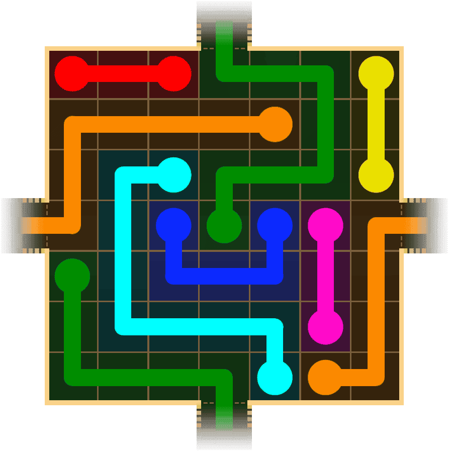 Flow Free Warps 1503 Solution