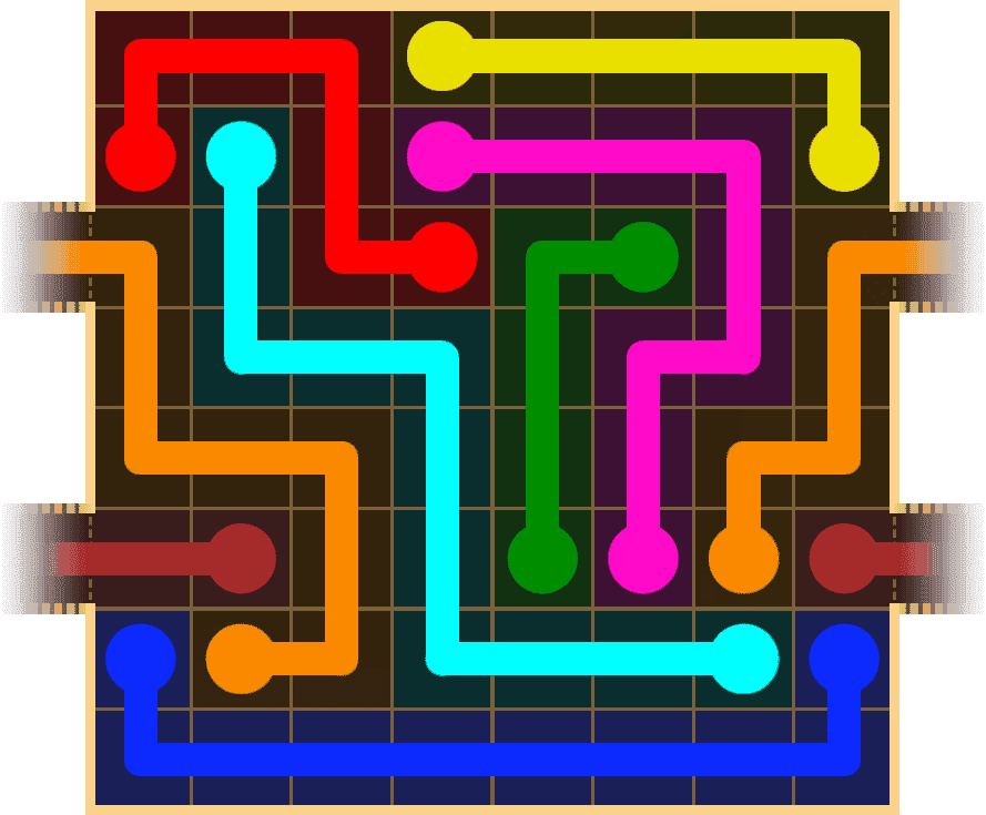 Flow Free Warps 1530 Solution