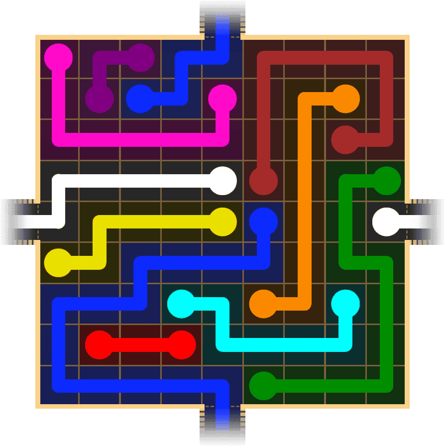 Flow Free Warps 1625 Solution