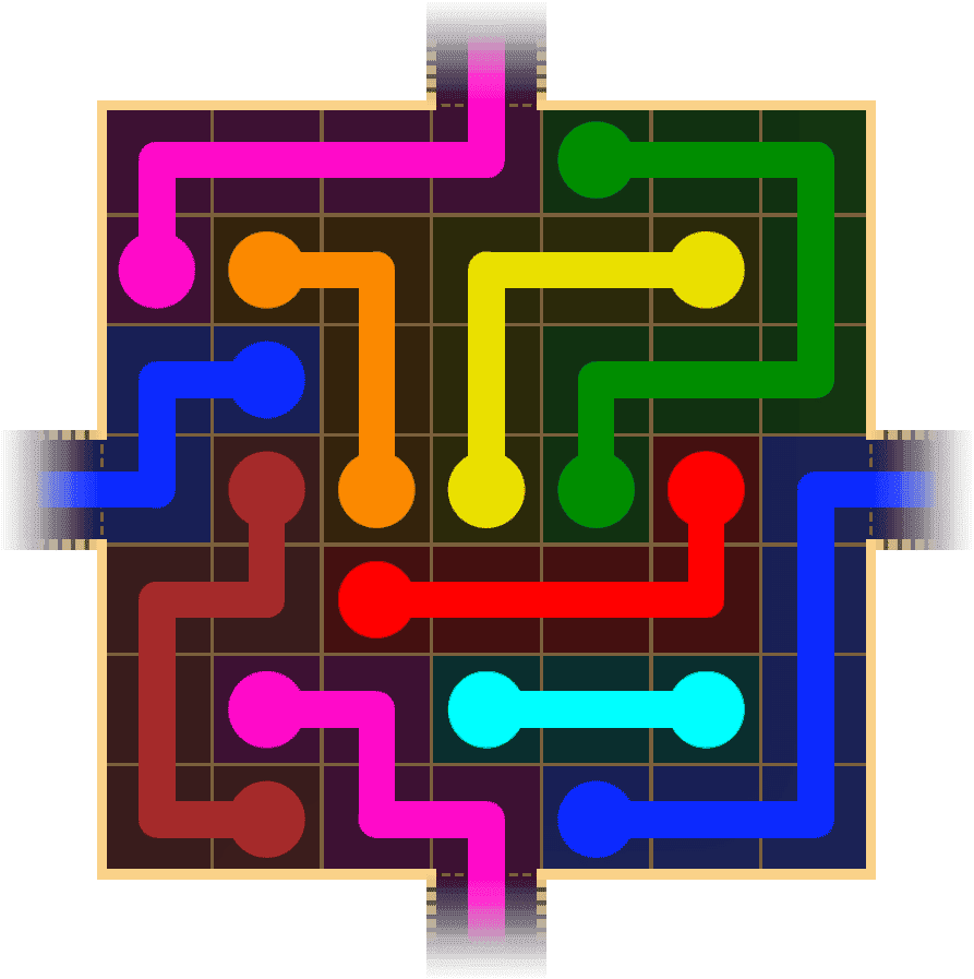 Flow Free Warps 1627 Solution
