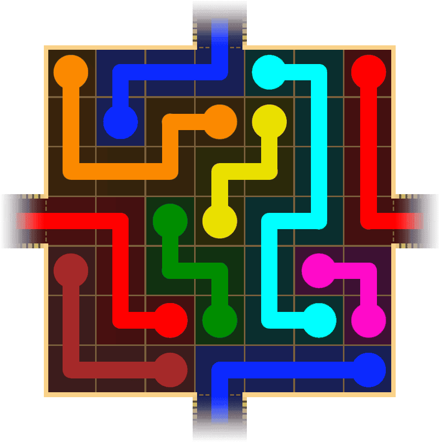 Flow Free Warps 1631 Solution