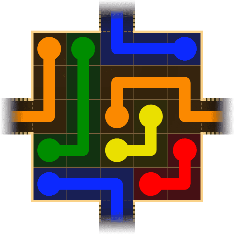 Flow Free Warps 1637 Solution