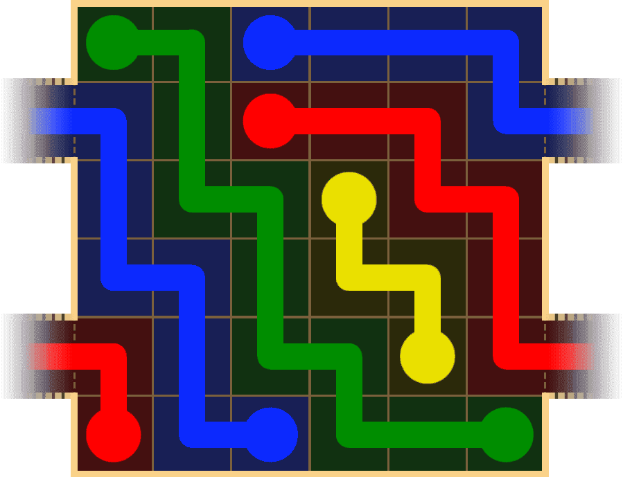 Flow Free Warps 1638 Solution