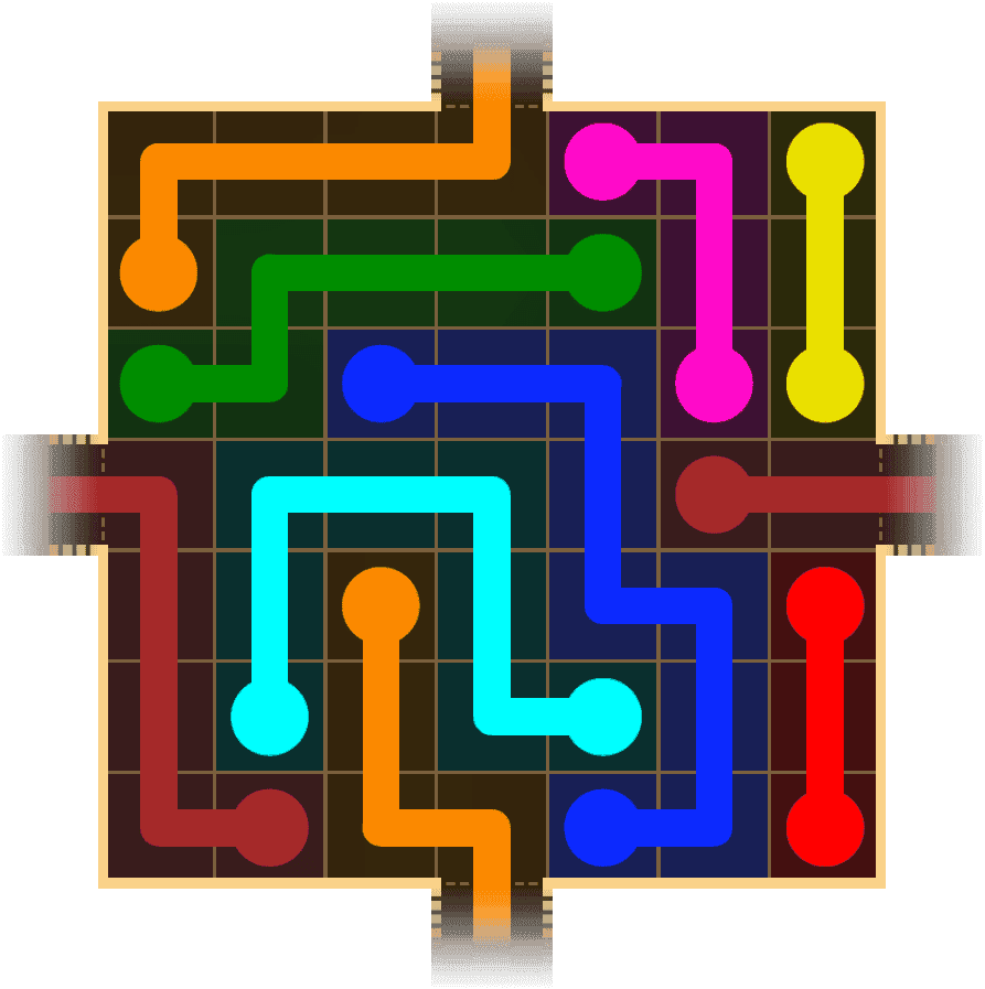 Flow Free Warps 1639 Solution