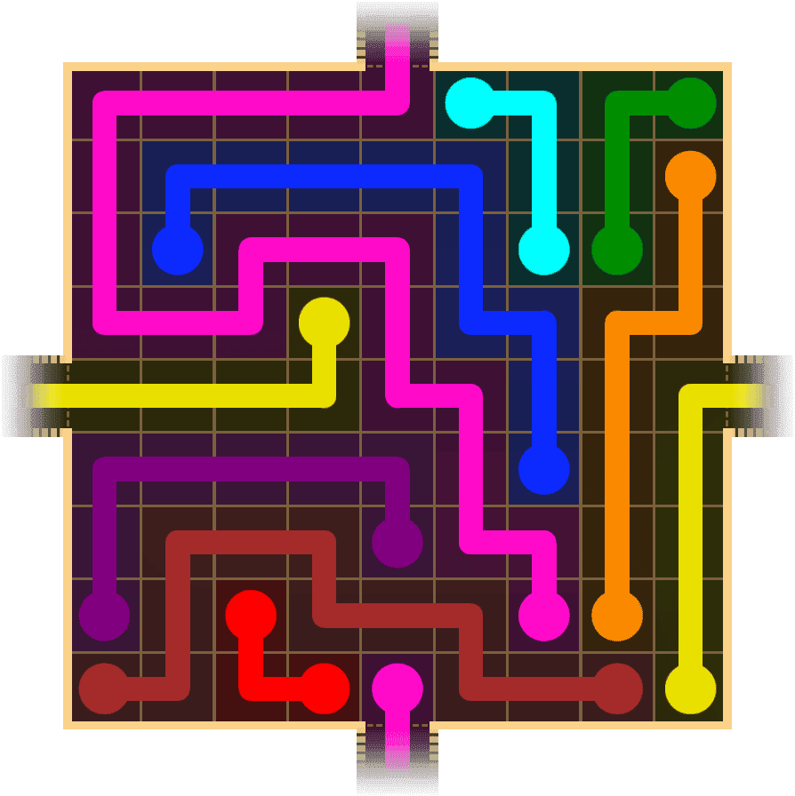 Flow Free Warps 1641 Solution