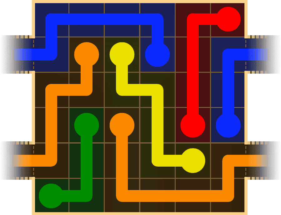 Flow Free Warps 1644 Solution