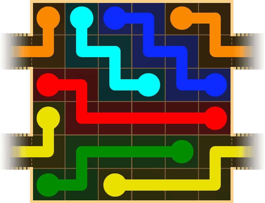 Flow Free Warps 1646 Solution