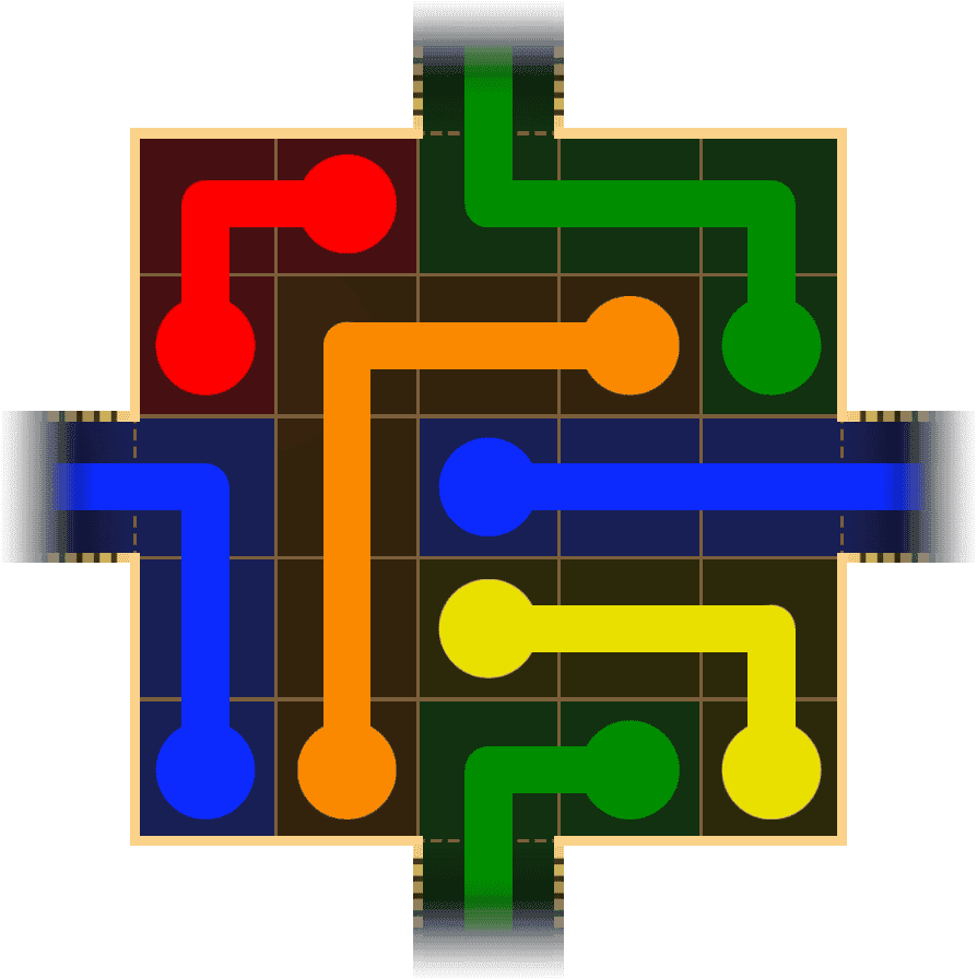Flow Free Warps 1533 Solution