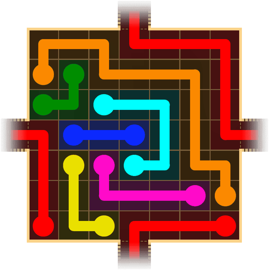 Flow Free Warps 1535 Solution