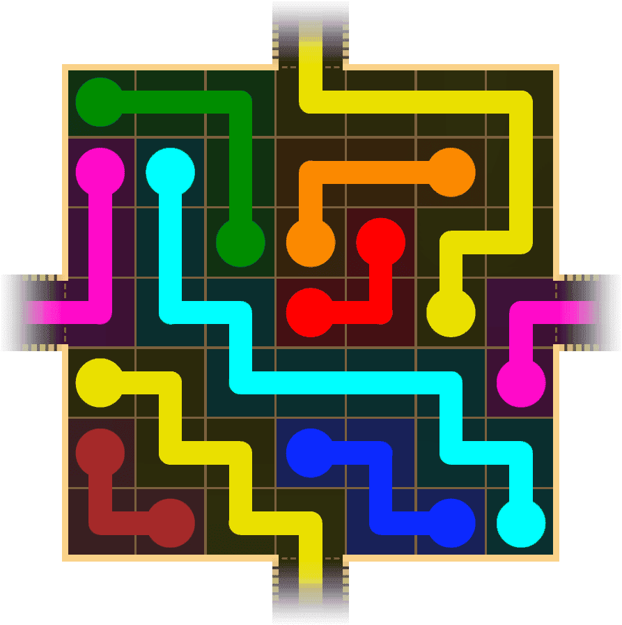 Flow Free Warps 1539 Solution