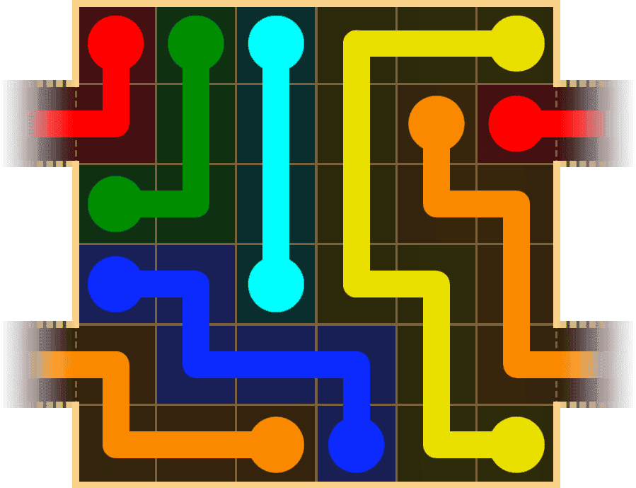 Flow Free Warps 1540 Solution