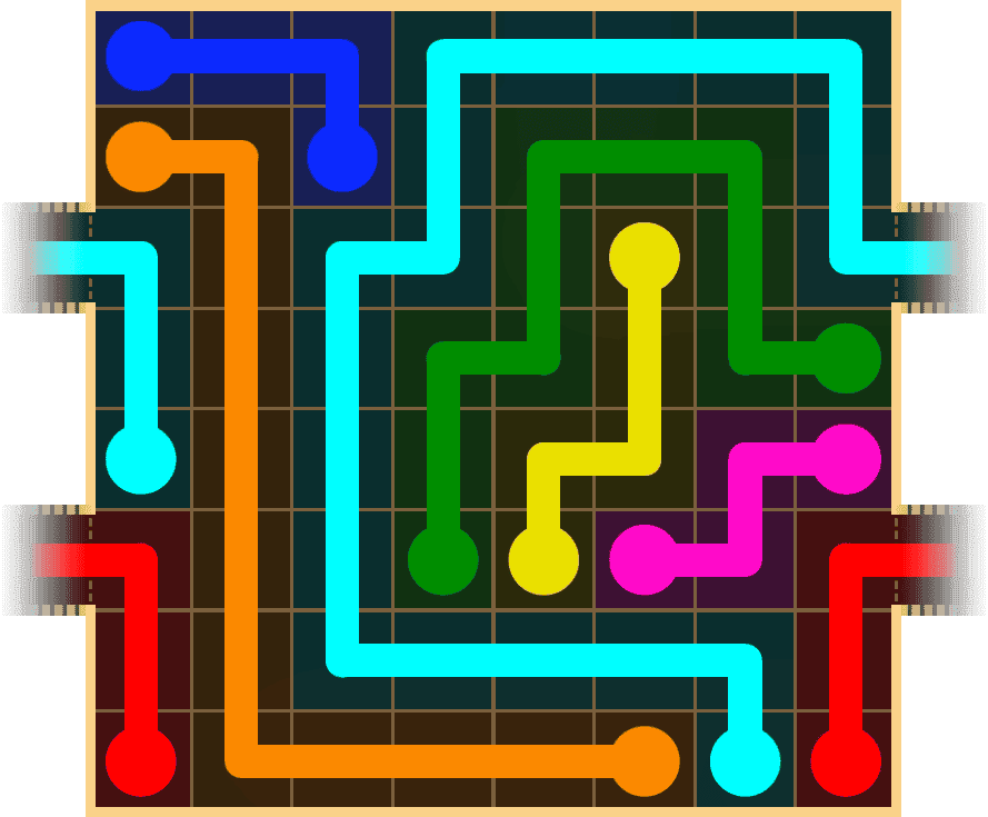 Flow Free Warps 1544 Solution