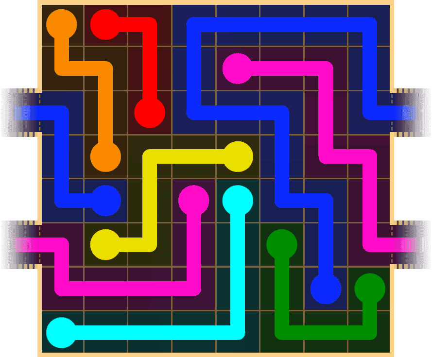 Flow Free Warps 1546 Solution