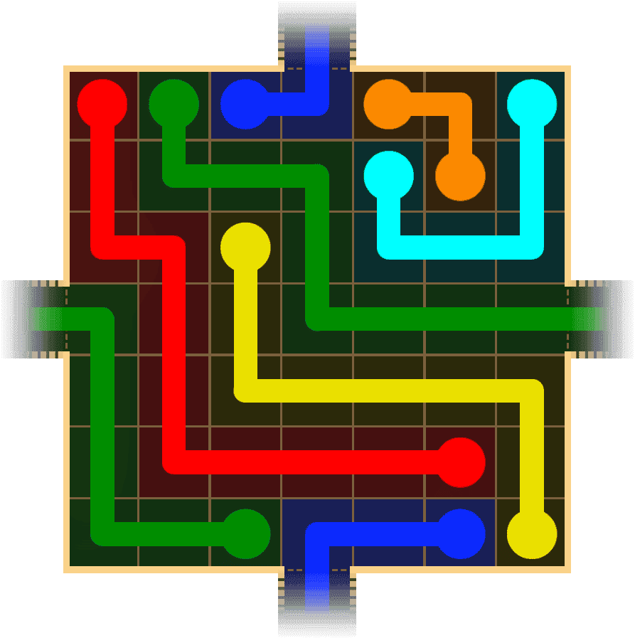 Flow Free Warps 1551 Solution